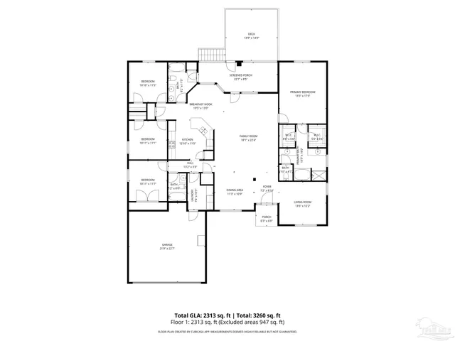 $389,000 | 155 Siskin Lane, Pensacola, FL 32503