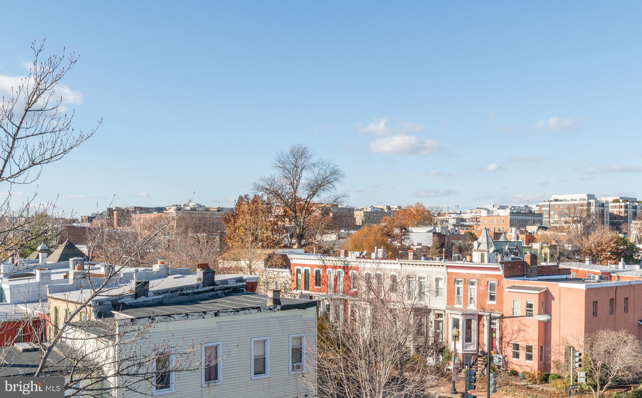 1737 10th Street Northwest, Unit B Washington, DC 20001 - Photo 18 of 21 View from Private Rooftop Deck