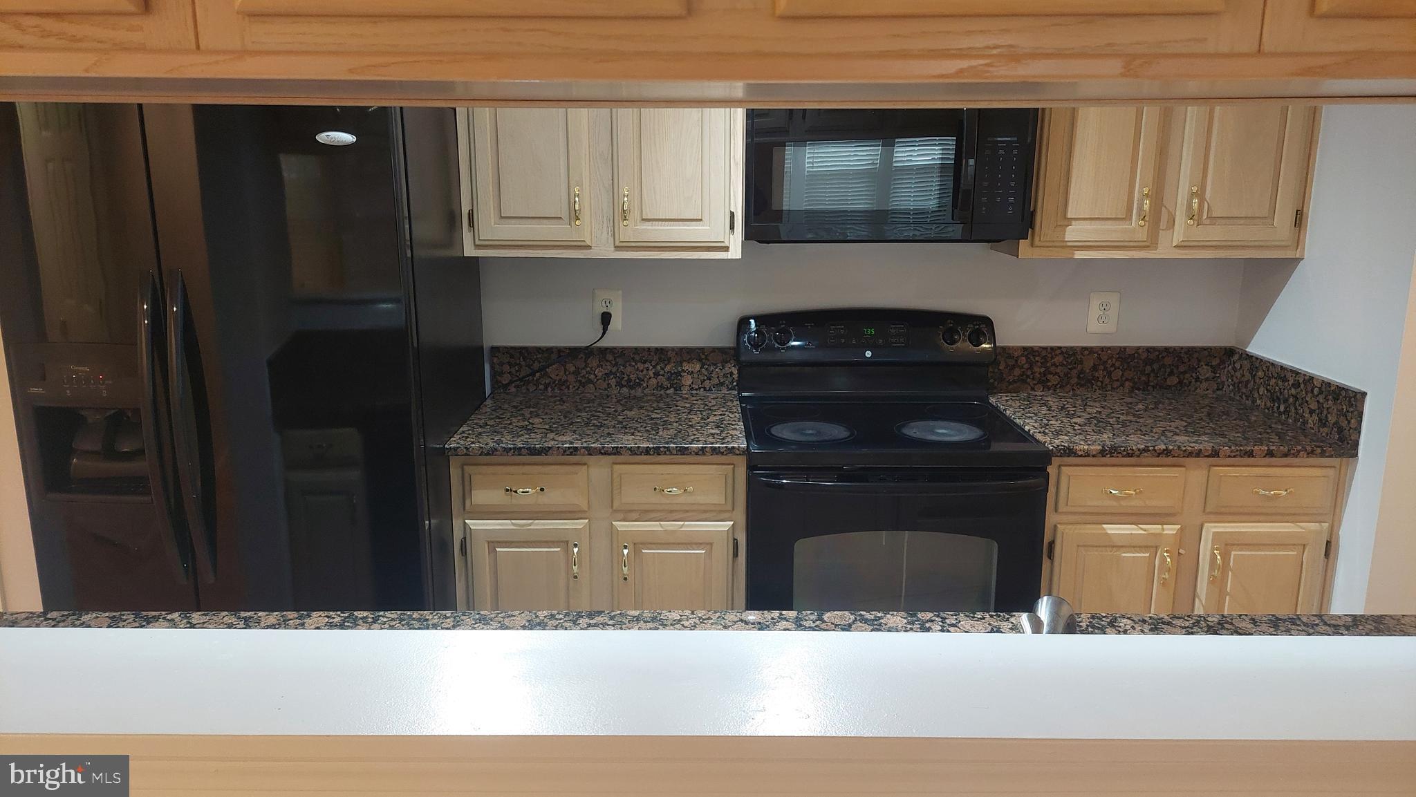 13107 Briarcliff Terrace, Unit 2203 Germantown, MD 20874 - Photo 20 of 53 a kitchen with stainless steel appliances granite countertop a stove a sink and a microwave