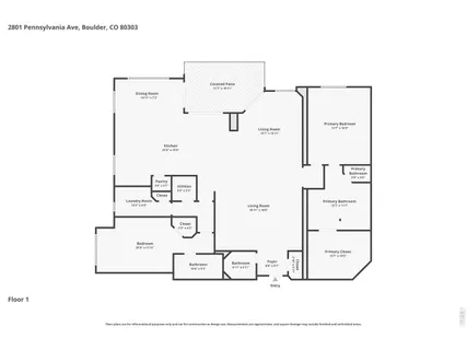 $1,450,000 | 2801 Pennsylvania Avenue, Unit 105, Boulder, CO 80303