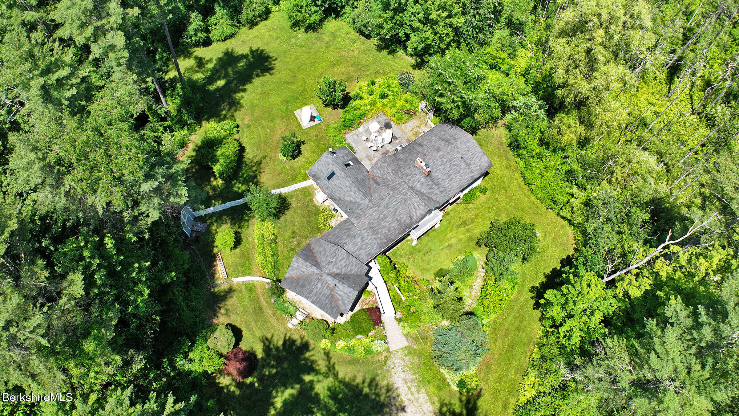 15 Interlaken Cross Road Stockbridge, MA 01262 - Photo 42 of 47 View from Above
