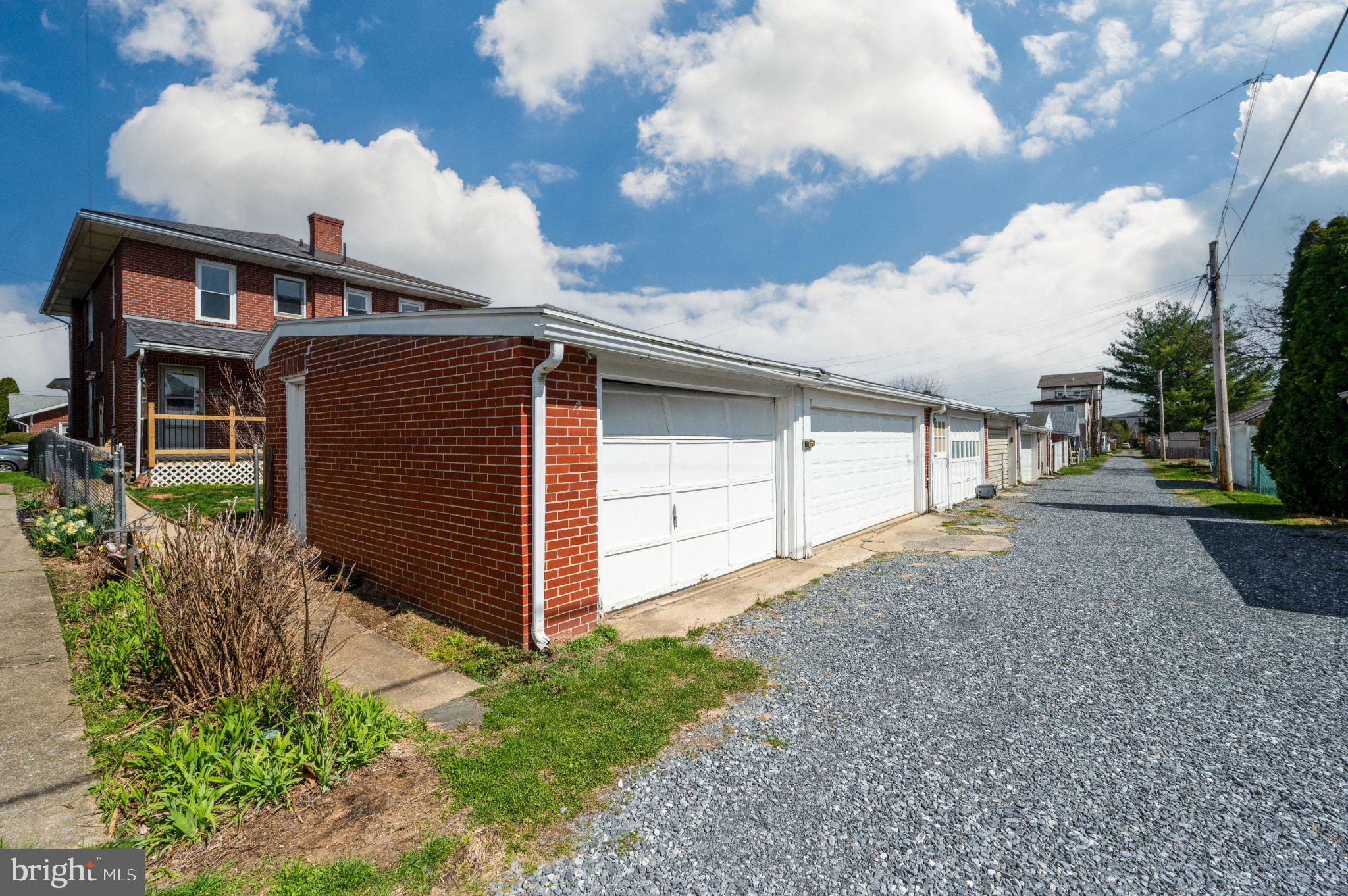 1336 Fern Avenue Reading, PA 19607 - Photo 21 of 21 Charming alleyway with brick garages.