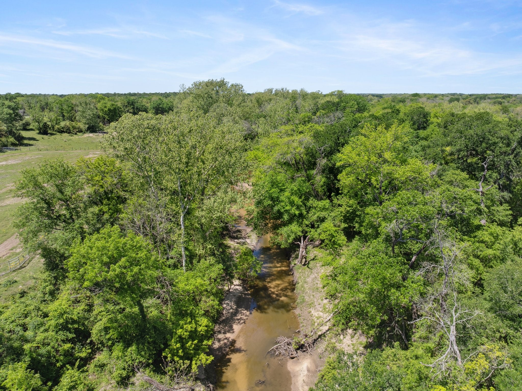 4052 Kuykendall Road Bellville, TX 77418 - Photo 33 of 40 Lush wooded landscape and a year round creek!