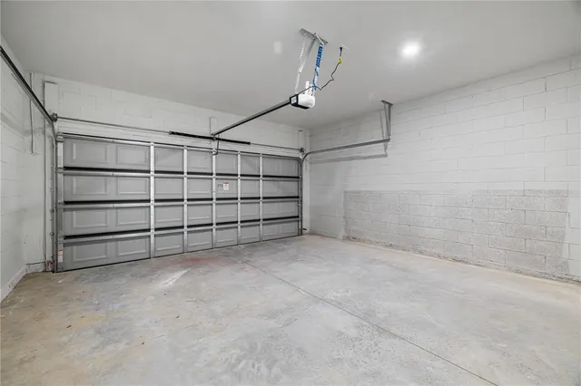 a view of a room with an empty space