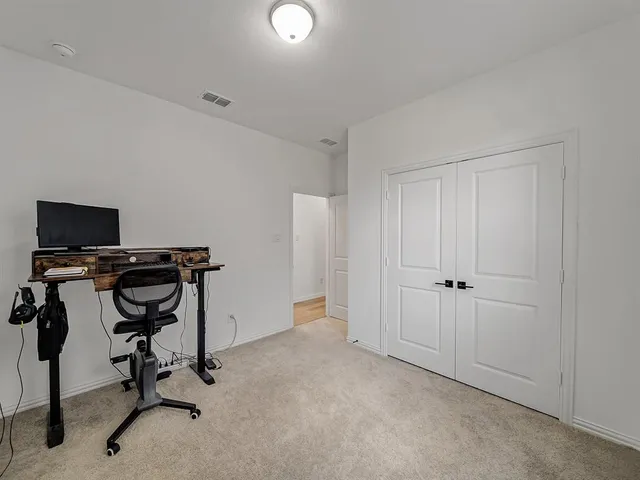 a view of workspace with a window