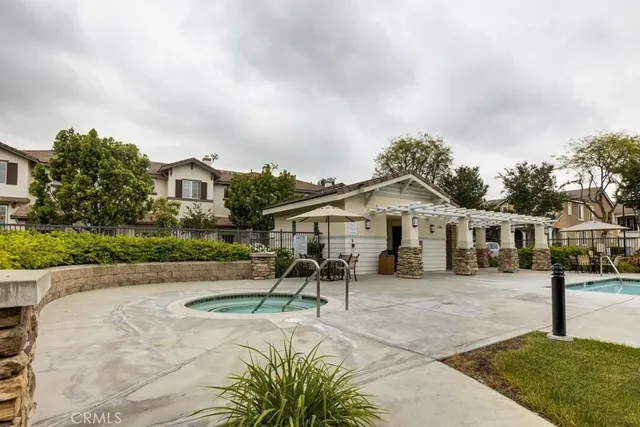 a view of a house with sitting area