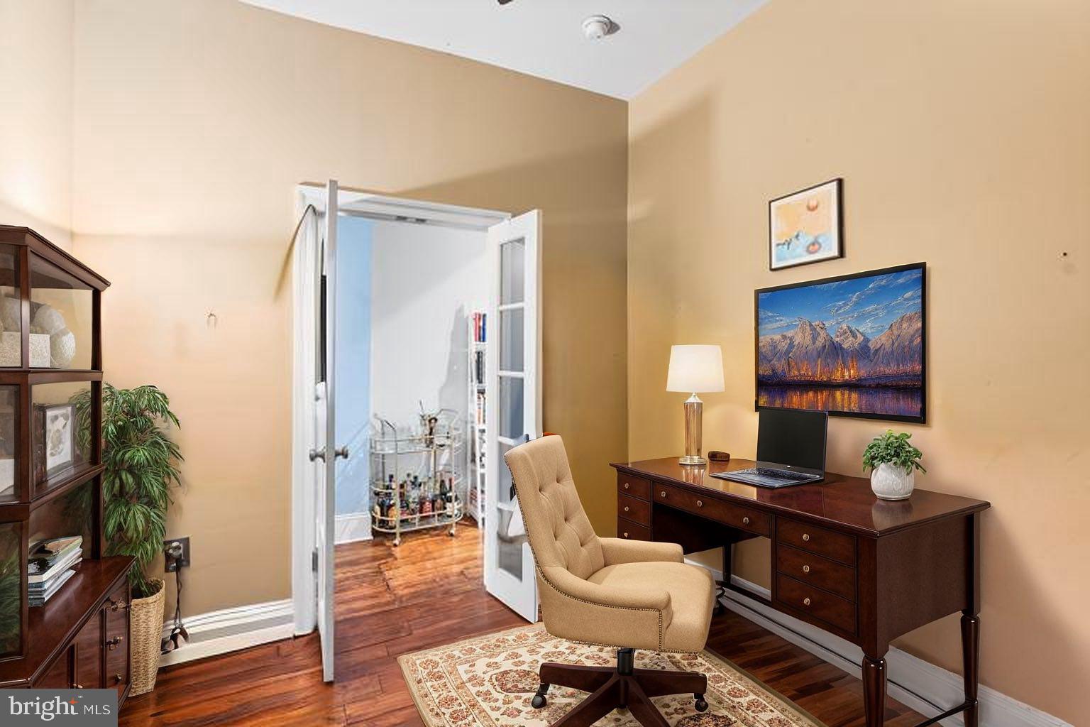 1708 Pine Street, Unit 4 Philadelphia, PA 19103 - Photo 6 of 13 Staged as Home Office/Den