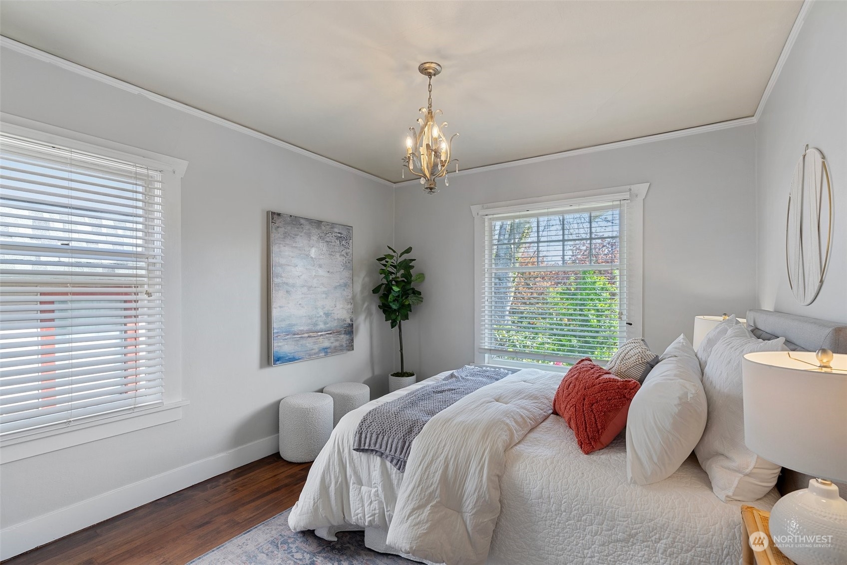 3630 Rockefeller Avenue Everett, WA 98201 - Photo 16 of 30 a bedroom with a large bed and a window