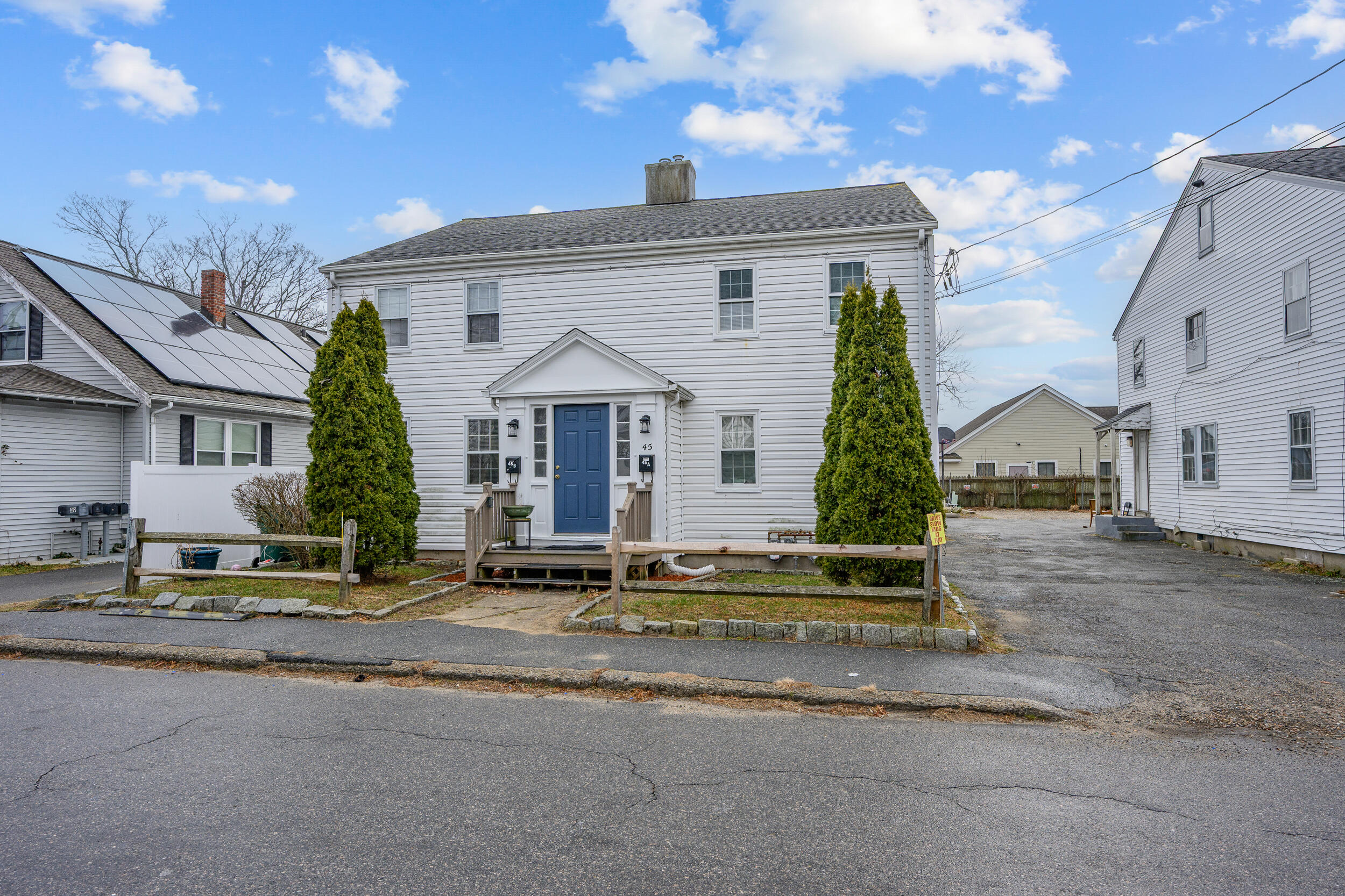 45 Louis Street Hyannis, MA 02601 - Photo 20 of 21 front view of a house with a street