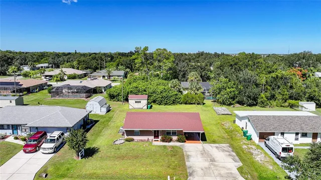a view of an outdoor space yard and swimming pool