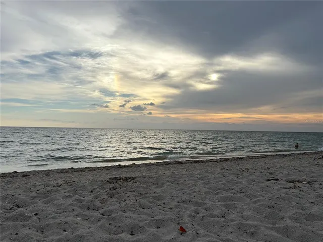 a view of a lake and mountain