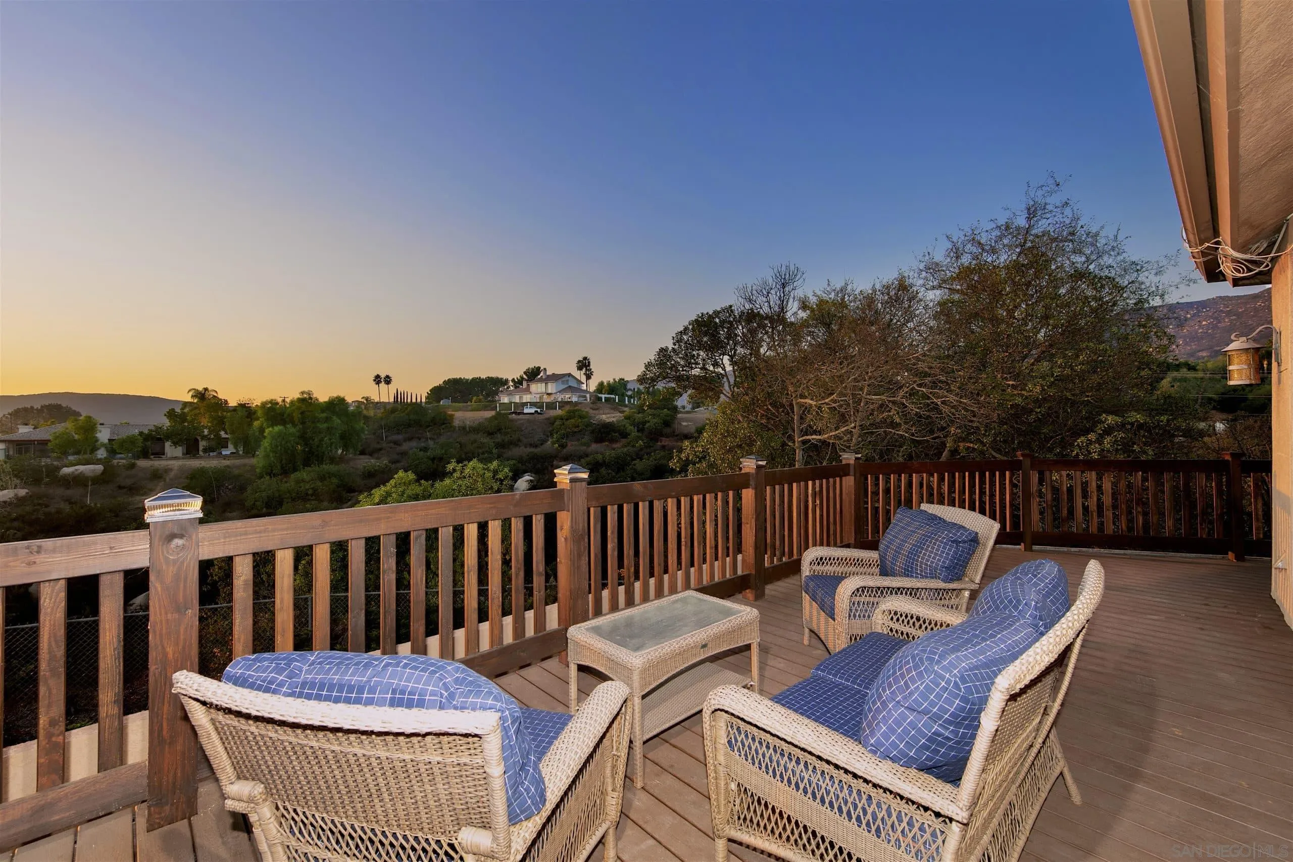 3480 Hidden Trail Drive Jamul, CA 91935 - Photo 31 of 38 a view of a chair and table on the roof deck
