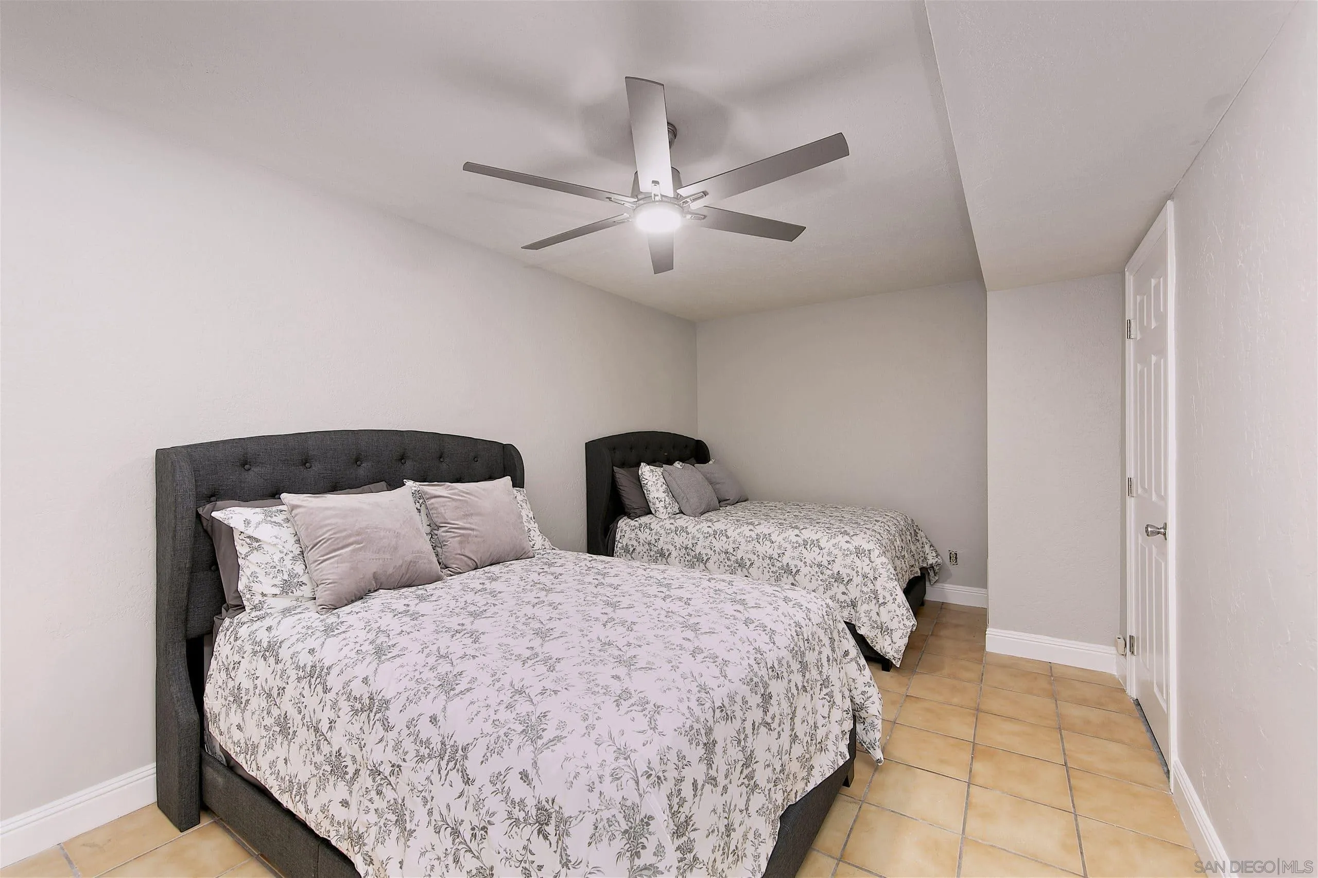 3480 Hidden Trail Drive Jamul, CA 91935 - Photo 35 of 38 a bedroom with two beds and ceiling fan