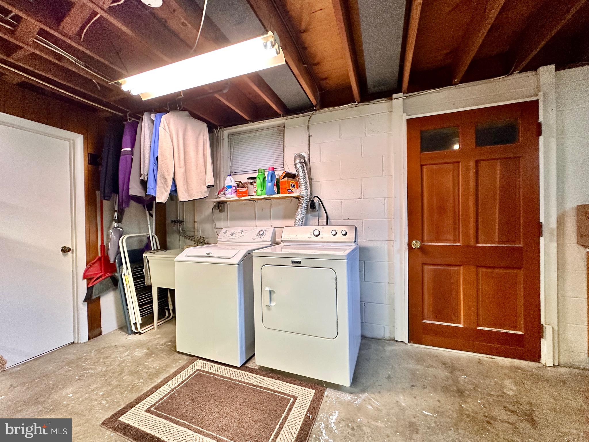 406 Plumtree Road Bel Air, MD 21015 - Photo 49 of 59 Laundry w/Basin Tub, Access to Bath and Backyard
