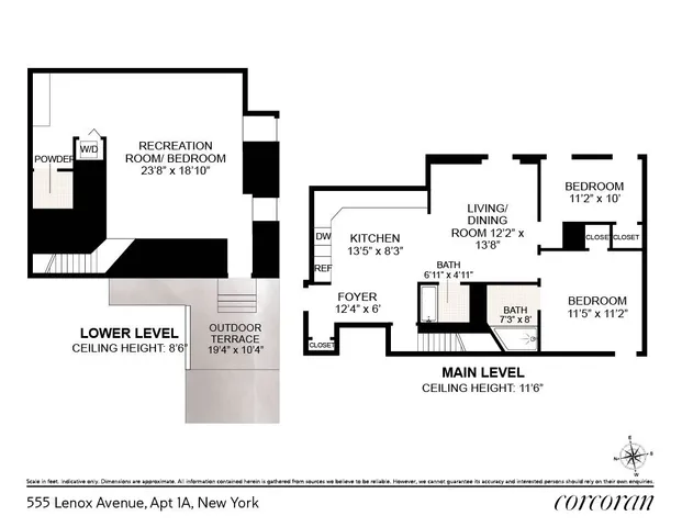 $499,999 | 555 Lenox Avenue, Unit 1A | Central Harlem