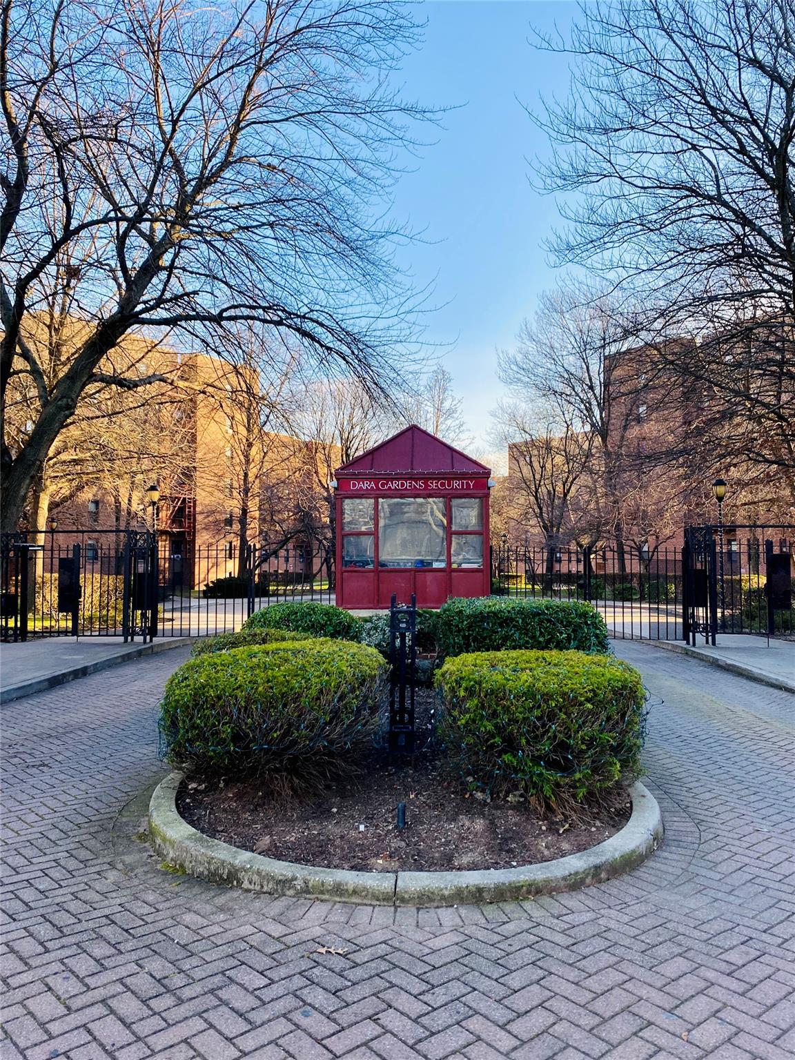 150-25 72nd Road, Unit 1E Queens, NY 11367 - Photo 2 of 7 a view of a fountain in front of a brick house