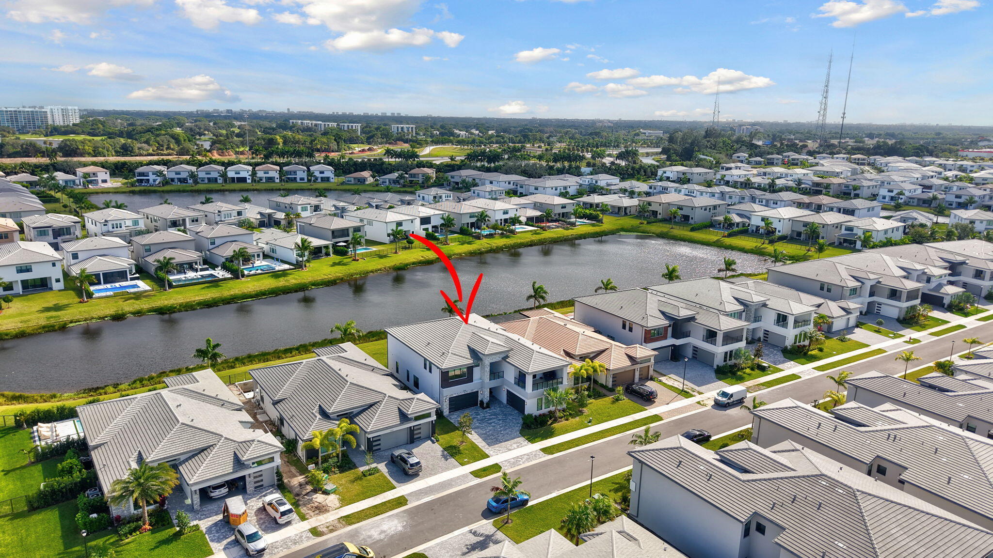 20046 Pacific Dunes Drive Boca Raton, FL 33434 - Photo 72 of 130 an aerial view of residential houses with outdoor space