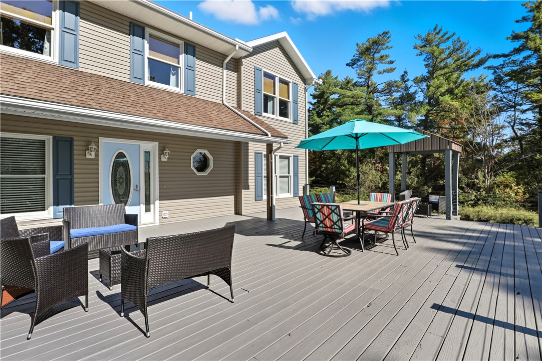 6650 Seman Road Naples, NY 14512 - Photo 37 of 48 Large deck for entertaining.
