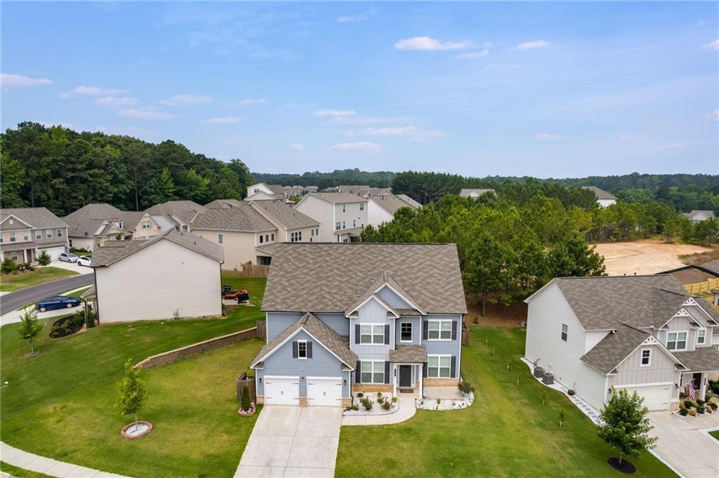 245 Crestbrook Lane Dallas, GA 30157 - Photo 43 of 47 an aerial view of a house