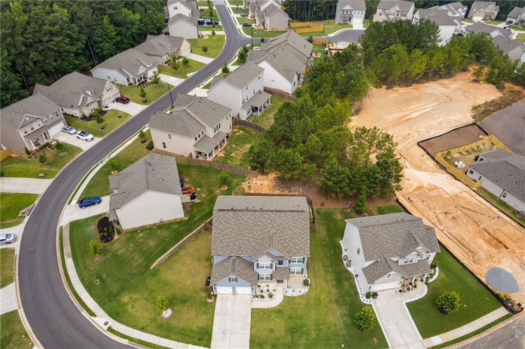 245 Crestbrook Lane Dallas, GA 30157 - Photo 45 of 47 an aerial view of a house