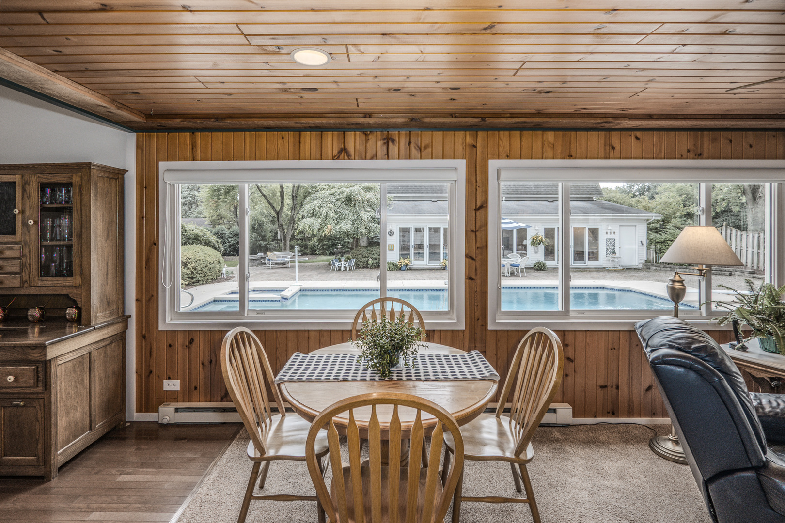 1530 Kaneville Road Geneva, IL 60134 - Photo 18 of 60 a view of a dining room with furniture wooden floor and windows