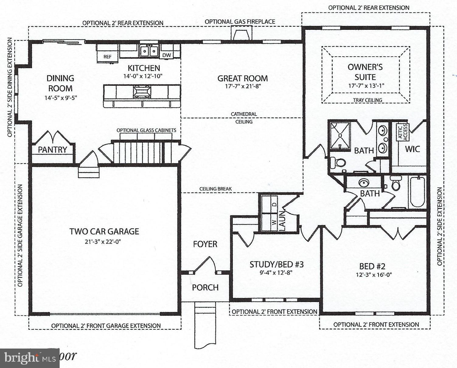 53 Red Rock Run Hanover, PA 17331 - Photo 1 of 2 Main Floor Plan
