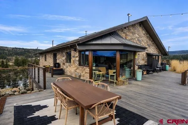 a view of a house with a balcony