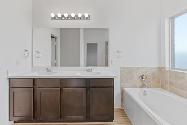wooden floor in an empty room