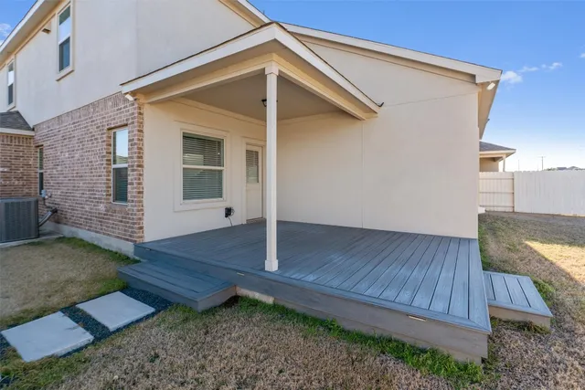 a view of a house with wooden floor