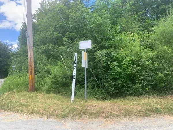 a backyard of a house