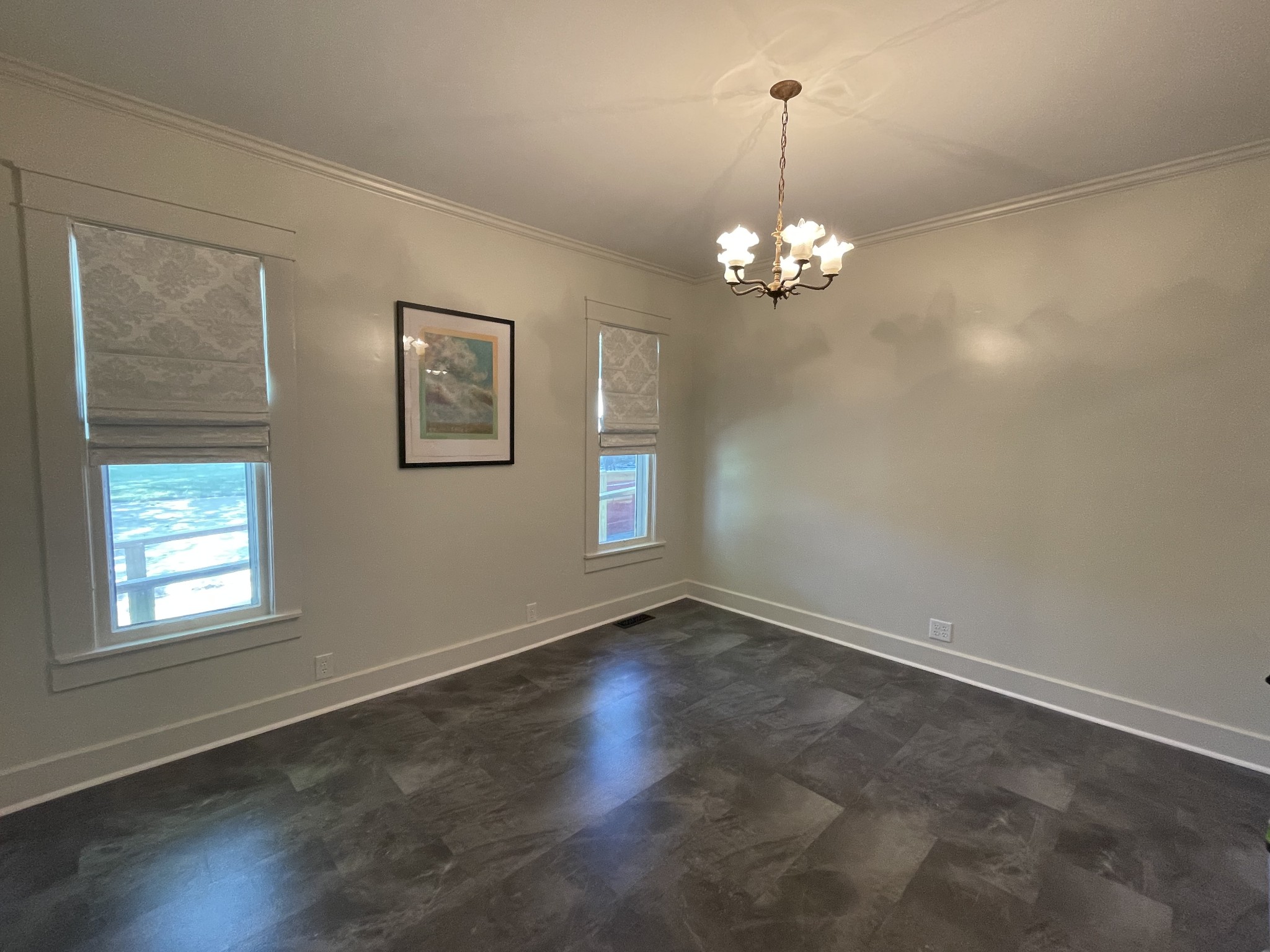 2870 Battle Creek Road Springfield, TN 37172 - Photo 31 of 48 a view of wooden floor chandelier and windows in a room