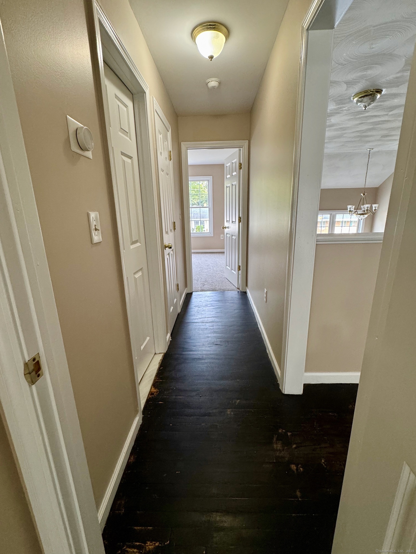 31 Marie Street, Unit B New Haven, CT 06513 - Photo 16 of 36 hallway off living/family room. leads to 2 bedrooms, common bathroom and linen closet.