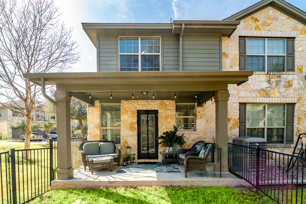 3101 Davis Lane, Unit 8402 Austin, TX 78748 - Photo 19 of 24 a front view of a house with a porch