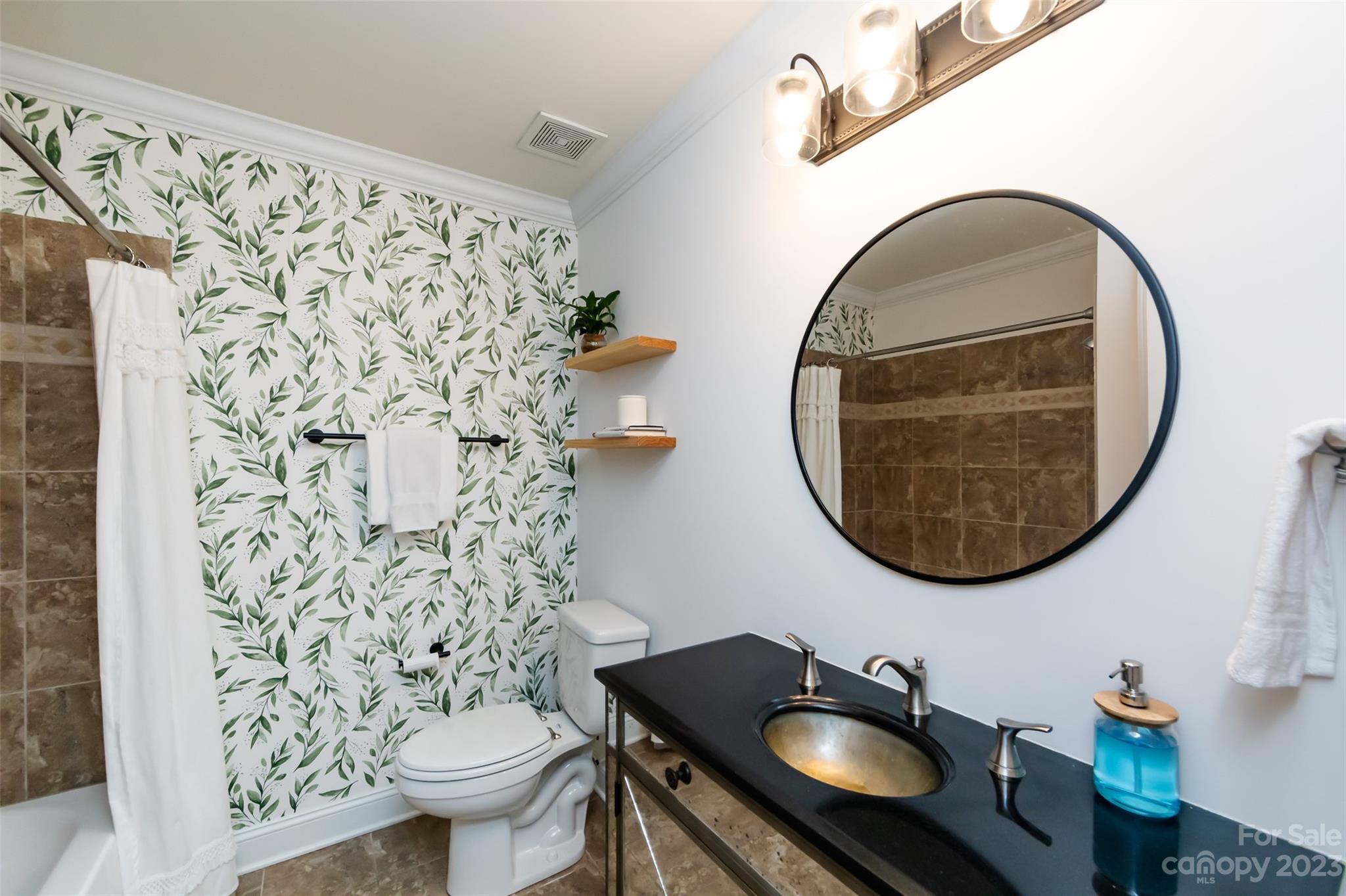 4341 Applegate Road Charlotte, NC 28209 - Photo 29 of 39 a bathroom with a toilet and a mirror