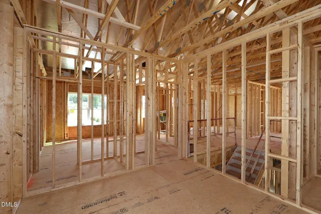 a view of entryway with a wooden door