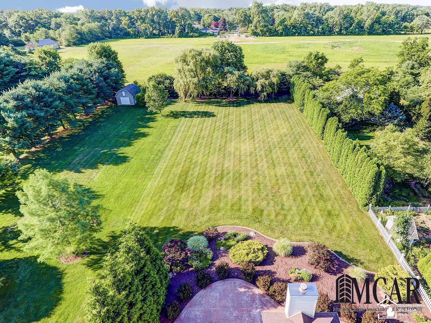 Private backyard