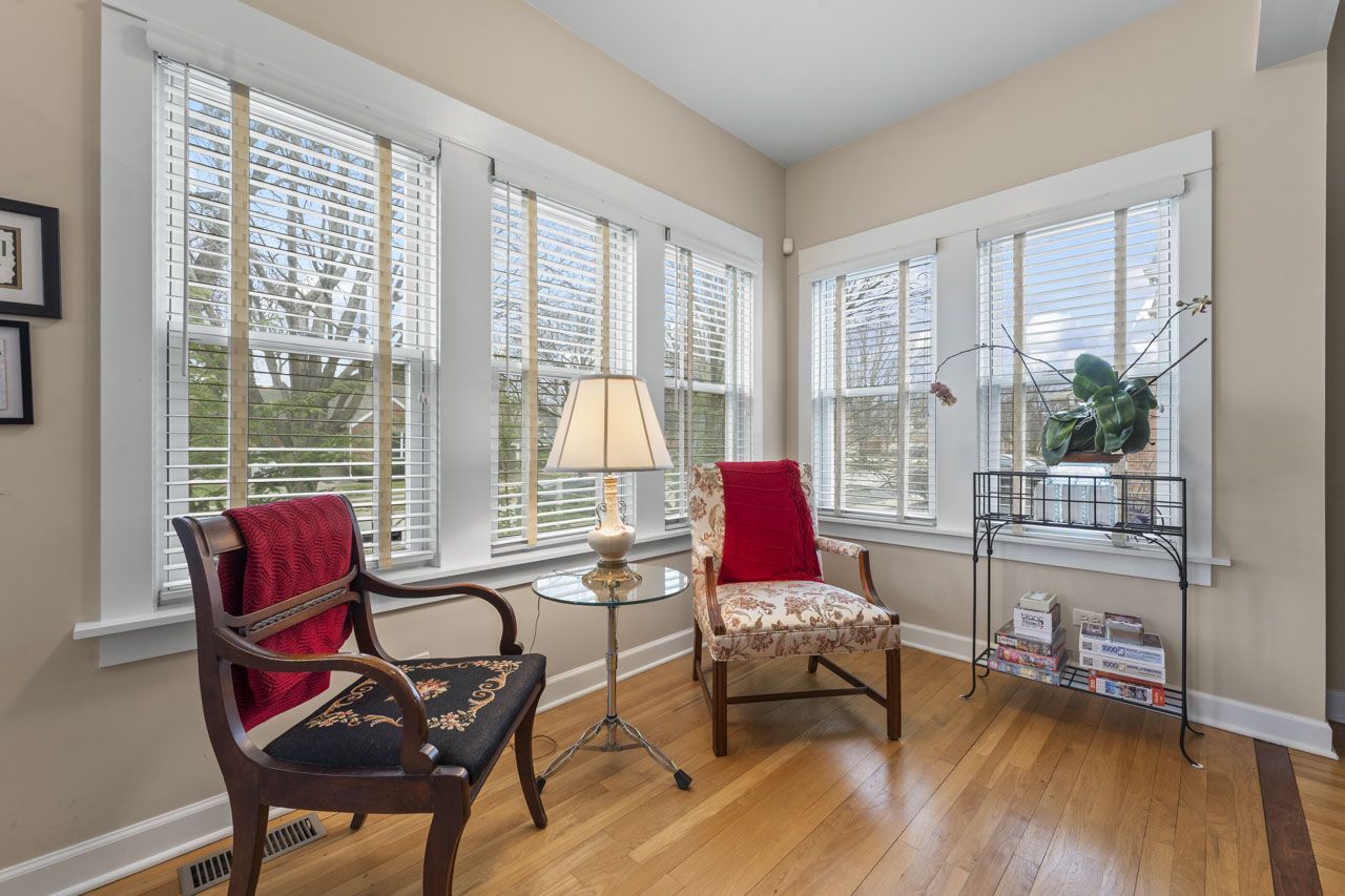 114 South Elm Street Mount Prospect, IL 60056 - Photo 5 of 44 a living room with furniture and a floor to ceiling window