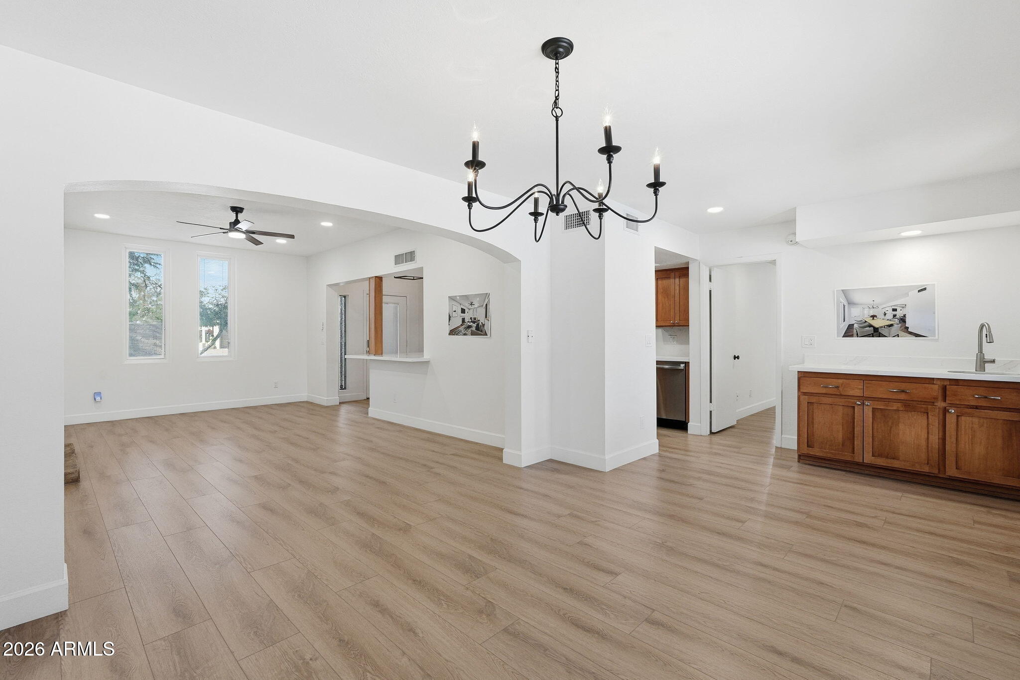 6615 East Phelps Road Scottsdale, AZ 85254 - Photo 22 of 53 a view of a kitchen with a sink and a window