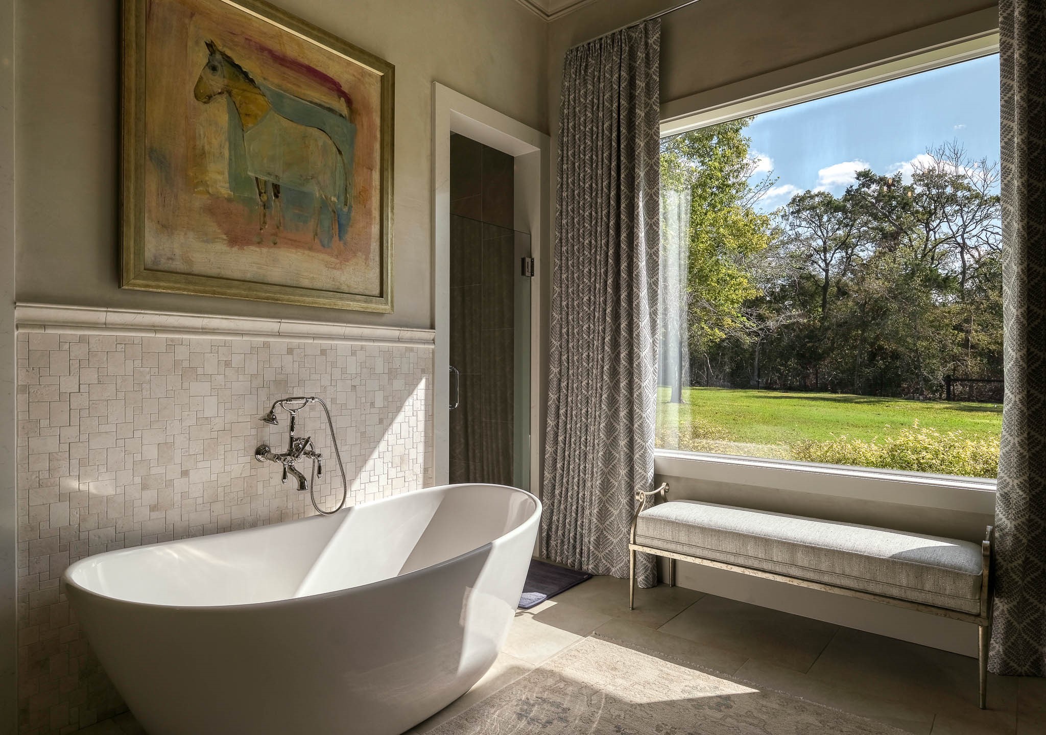 22474 Kmiec Road Hempstead, TX 77445 - Photo 24 of 50 Soaking tub with a view.