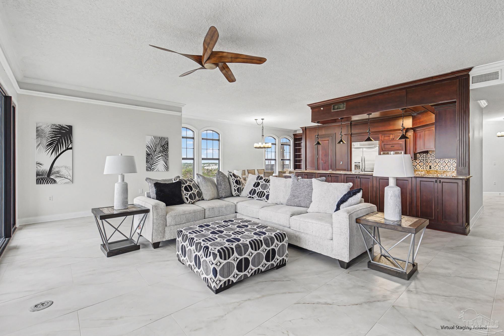 14900 River Road, Unit 904 Perdido Key, FL 32507 - Photo 8 of 62 a living room with furniture