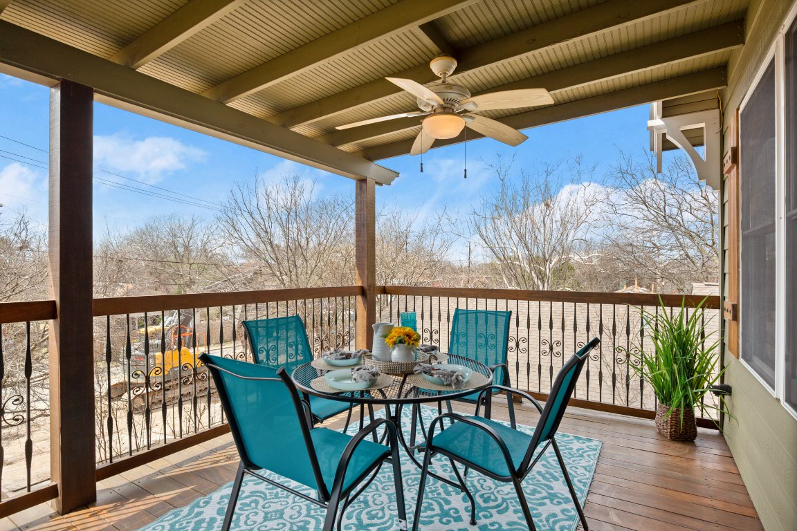 912 East 51st Street Austin, TX 78751 - Photo 4 of 38 a view of a balcony with furniture