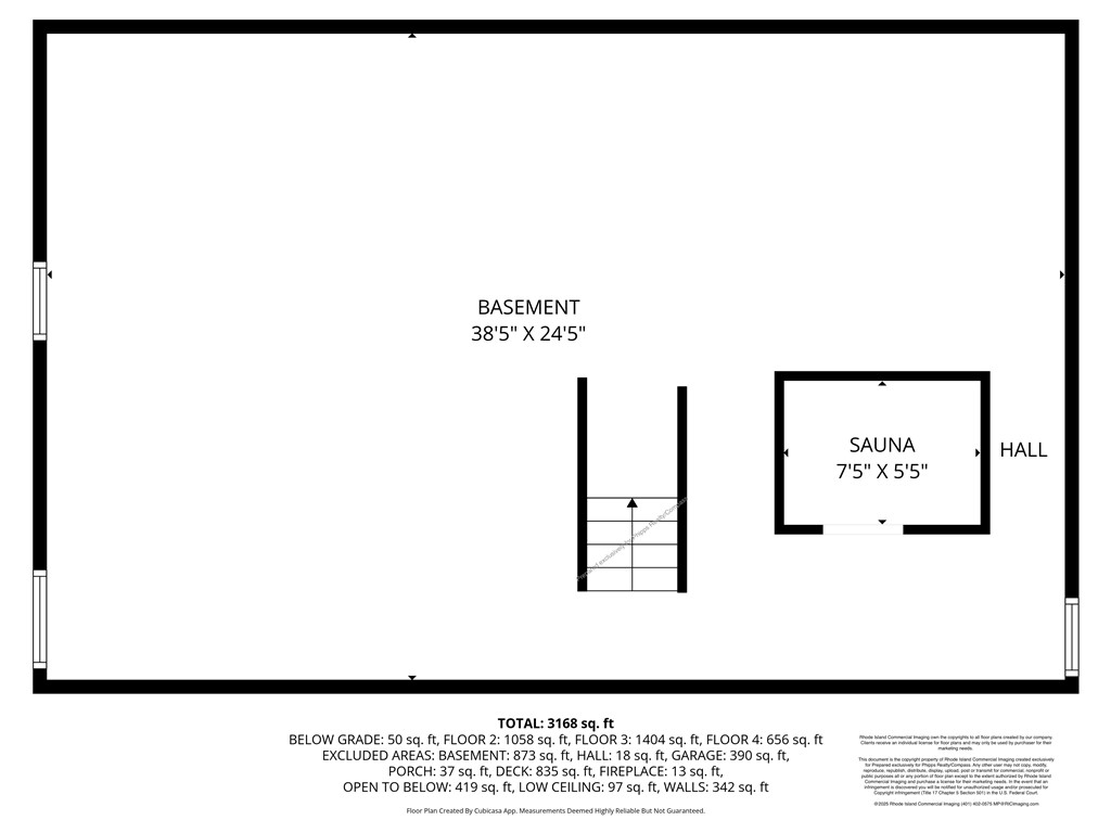 50 Sundale Road Cranston, RI 02921 - Photo 33 of 34 full unfinished basement. Beautiful 5'5''x6'5" sauna