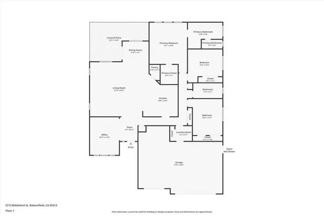 $460,000 | 5712 Biddeford Street, Bakersfield, CA 93313