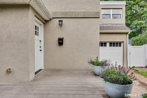 a view of front door of house