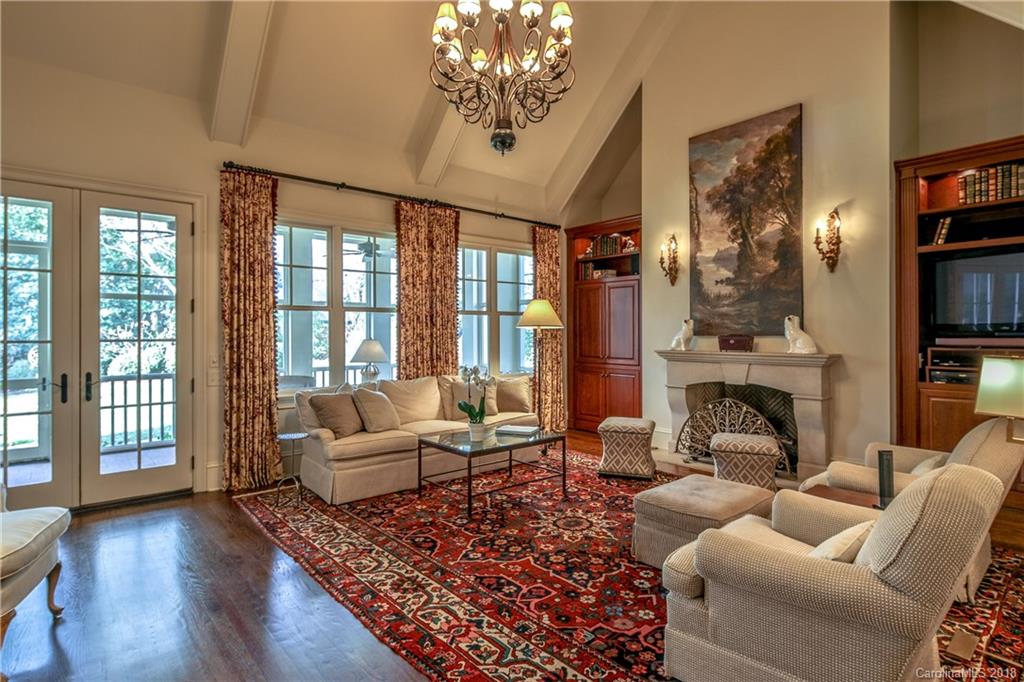 2000 Harris Road Charlotte, NC 28211 - Photo 14 of 34 a living room with furniture large window and wooden floor