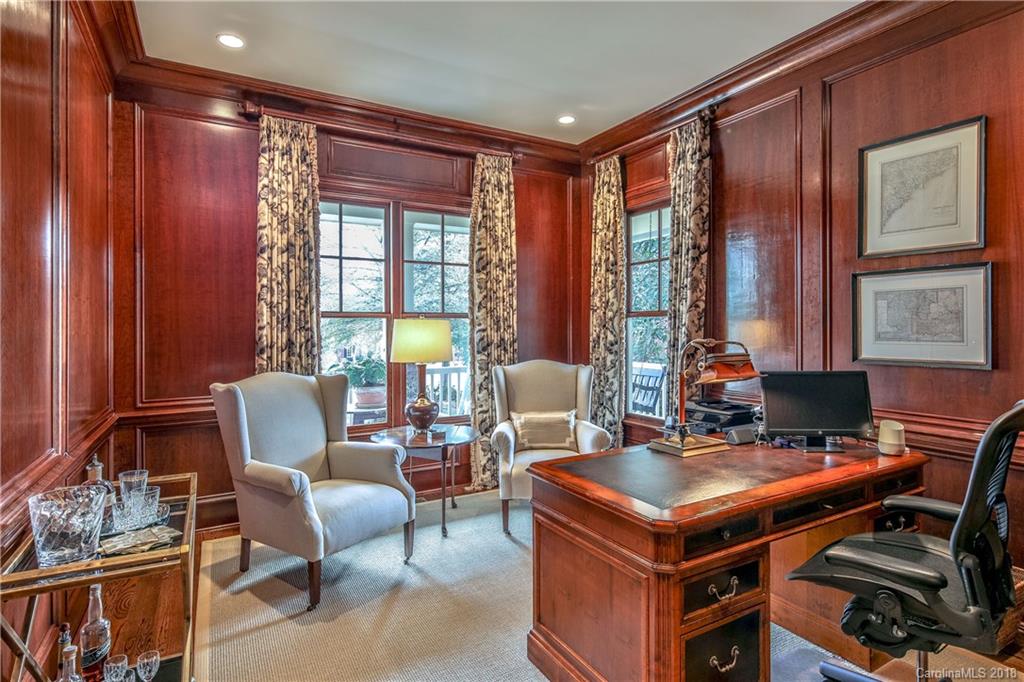 2000 Harris Road Charlotte, NC 28211 - Photo 17 of 34 a living room with furniture a large window and a potted plant