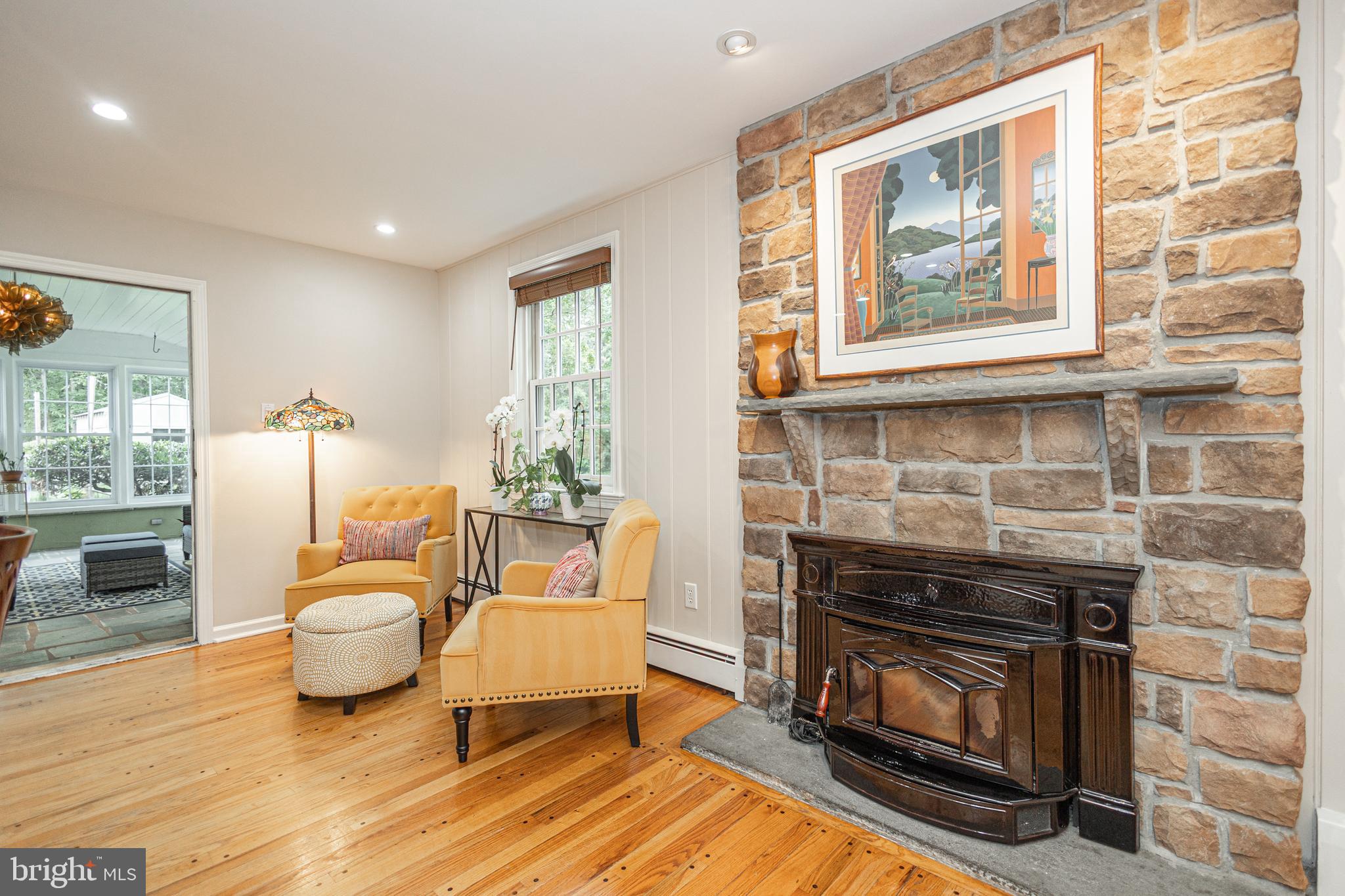1184 Shannon Road Newtown, PA 18940 - Photo 8 of 58 a living room with furniture and a fireplace