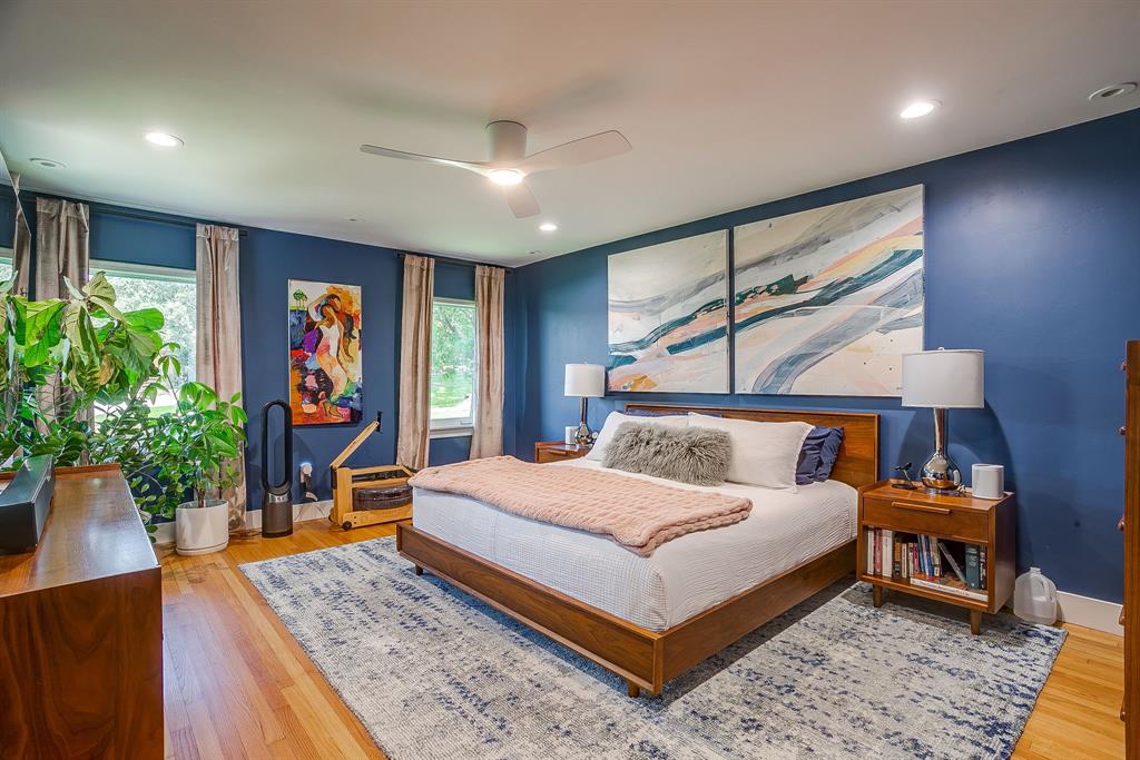 6700 Fortune Road Fort Worth, TX 76116 - Photo 24 of 40 Spacious room featuring wood-finish flooring, recessed lighting, and a ceiling fan