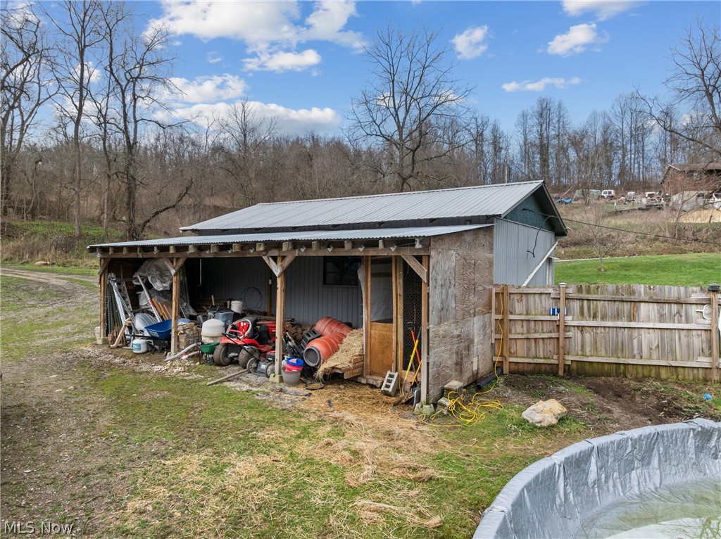 38340 Lees Run Road Cadiz, OH 43907 - Photo 25 of 31 View of pole building