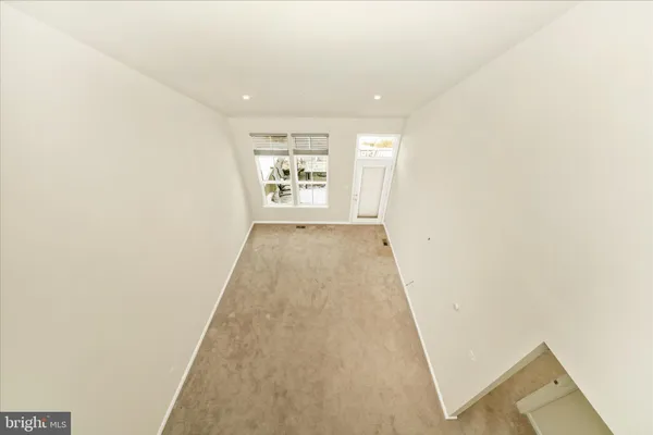 a view of an empty room